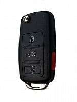 Ключ выкидной VOLKSWAGEN Touareg/Phaeton 2003-2009, ID46 ID46 433 MHz FSK HU66 с Keyless
