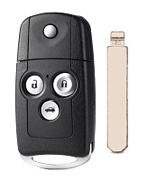 Корпус выкидного ключа HONDA 3 кнопки HOND-31 HON66, с лого