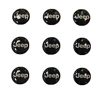 Логотип силиконовый 14 мм JEEP