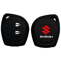 Чехол силиконовый невыкидного ключа SUZUKI 2 кнопки (с лого)