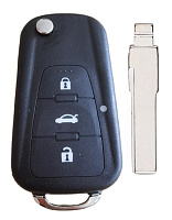 Корпус выкидного ключа ROEWE 3 кнопки HU-HAA HU66