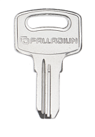 Заготовка вертикального ключа Palladium-4 2 паза (17,7*9,1*2,5) КНР
