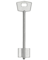 Заготовка дверного ключа Кале-4 KLA2DP 116*16,2*22*3,2 (4,9) мм