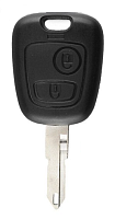 Корпус ключа CITROEN, PEUGEOT 2 кнопки NE-38 NE73 NE72, без лого