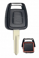Корпус ключа CHEVROLET, OPEL 2 кнопки OP-SP HU46, бат.на плате, без лого