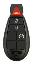 Корпус смарт ключа JEEP 3+1 кнопка + вставка CY24