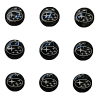 Логотип силиконовый 14 мм SUBARU