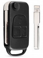 Корпус выкидного ключа MERCEDES 3 кнопки ME-7P HU64