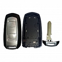 Корпус смарт ключа GEELY 3 кнопки, без места под бат; с лого