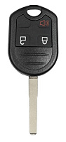 Корпус ключа FORD 2+1 кнопки FO-24 HU101
