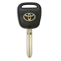 Корпус ключа TOYOTA 1 кнопка TOYO-15 TOY43, с лого