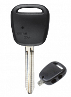 Корпус ключа TOYOTA 2 кнопки TOYO-15 TOY43, с лого