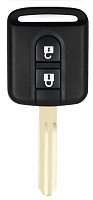 Корпус ключа NISSAN 2 кнопки DAT-15 NSN14, с лого