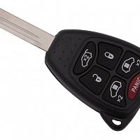 Корпус ключа Chrysler 5+1 кнопок Y160