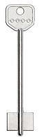 Заготовка дверного ключа Сенат-7 SEN7D 109,3*22,3*15,3 мм 