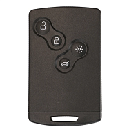 Ключ смарт RENAULT Megane 3/Scenic/Fluence ID46 PCF7952A 433 MHz FSK с Keyless + вставка VA2