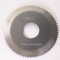Фреза прямая 80х1,4х22 (NO.0023 C.C.) Carbide RAISE для 100-G КНР