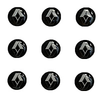 Логотип силиконовый 14 мм RENAULT