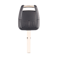 Корпус ключа CHEVROLET 2 кнопки HU43, бат.на корпусе, с лого